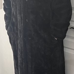 Reversible Faux Fur Full Length Jacket